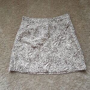 Free People faux leather mini skirt Snake print womens 4